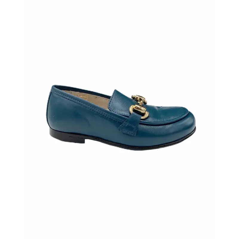 Hoo dark turqoise chain loafer 2286