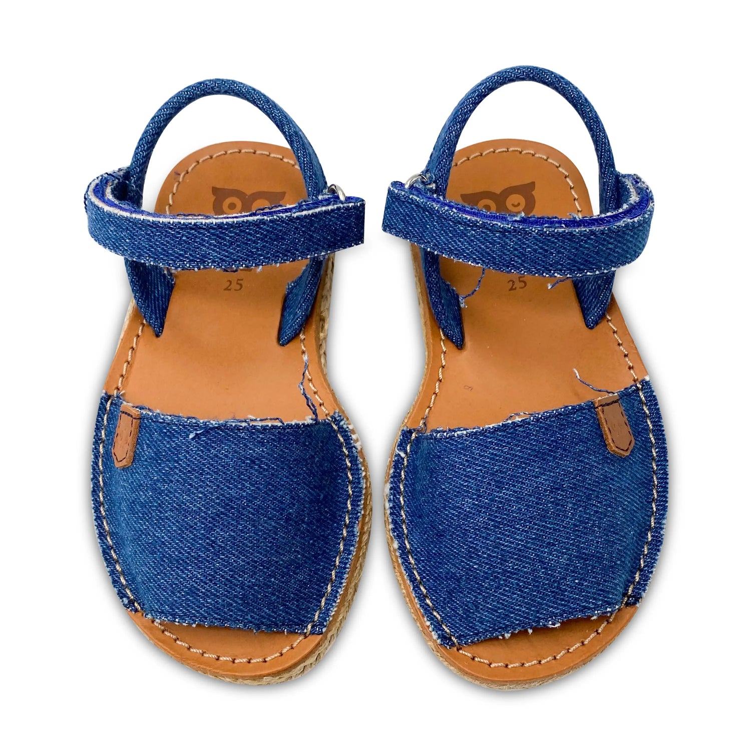 Girls hoo denim velcro sandal cb1132d fast shipping