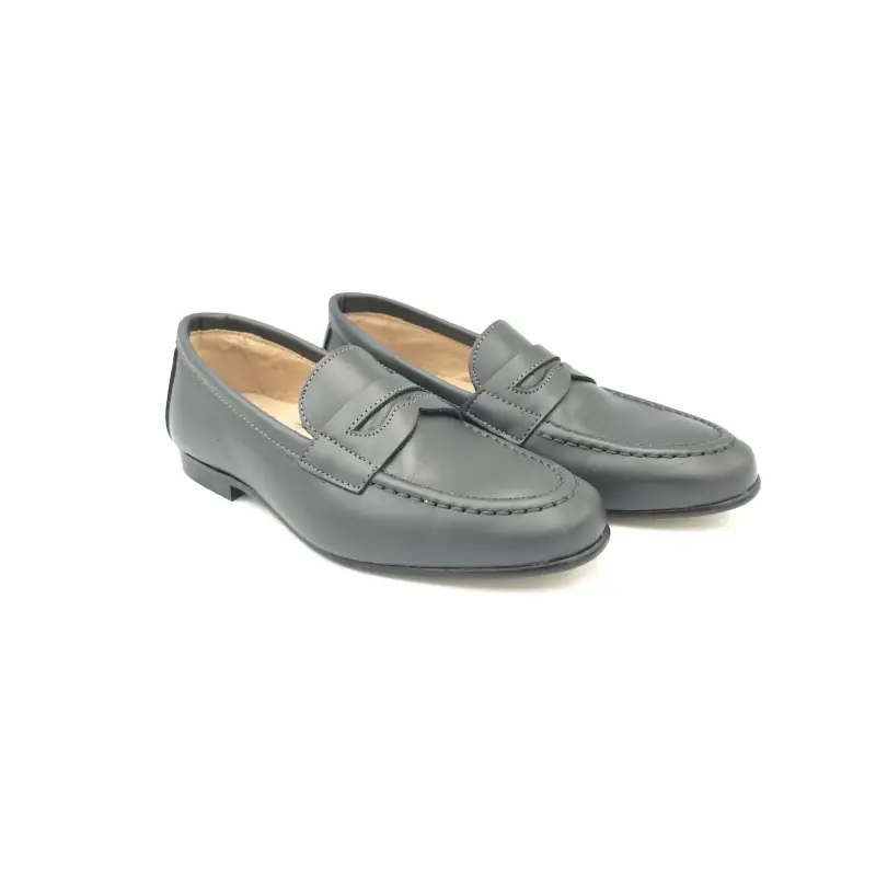 Hoo ralphs dark grey penny loafer 2185
