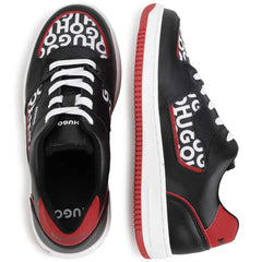 Hugo black red lace sneaker 29003 - boys