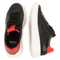 Hugo black red lace sneaker 29008 - girls