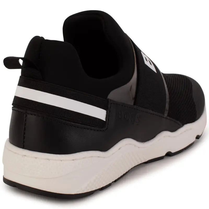 Hugo Boss Black Mesh Logo Sneaker for Boys in Monsey | Laced