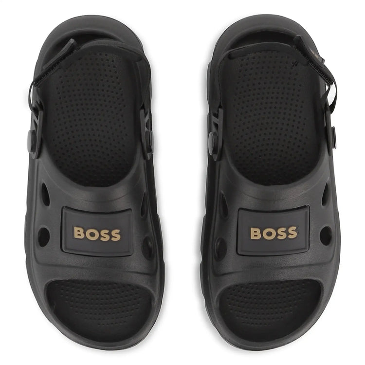 Hugo boss black slingback sandal women fast shipping