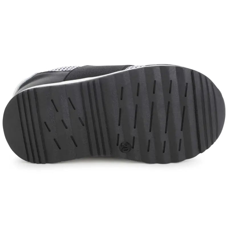 Hugo boss black white mesh logo sneaker j09192 - boys