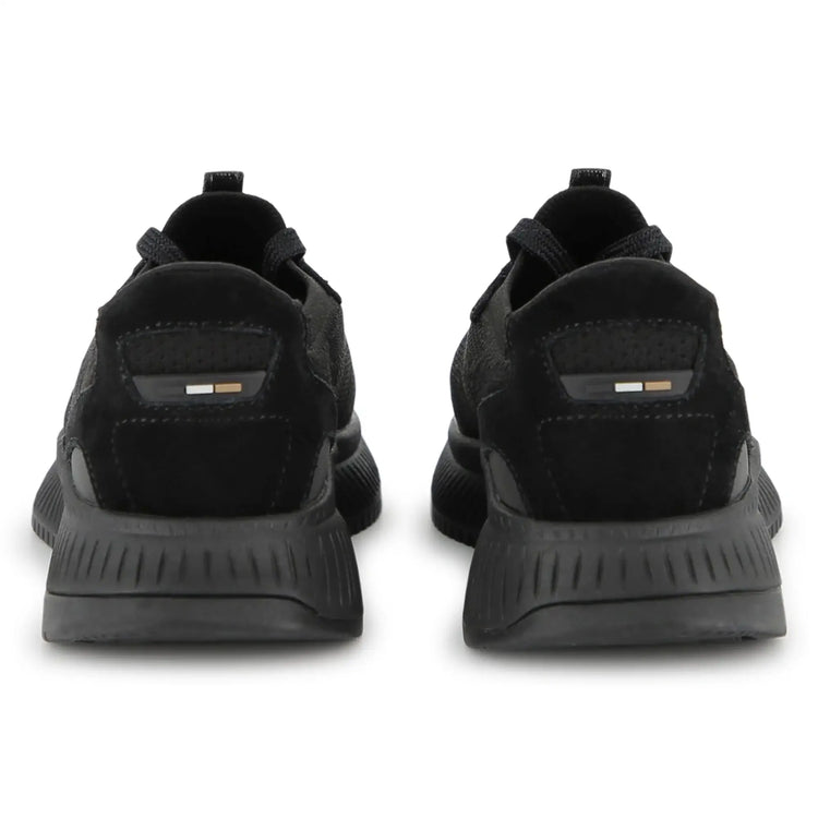 Hugo boss black suede sock sneakers fast shipping