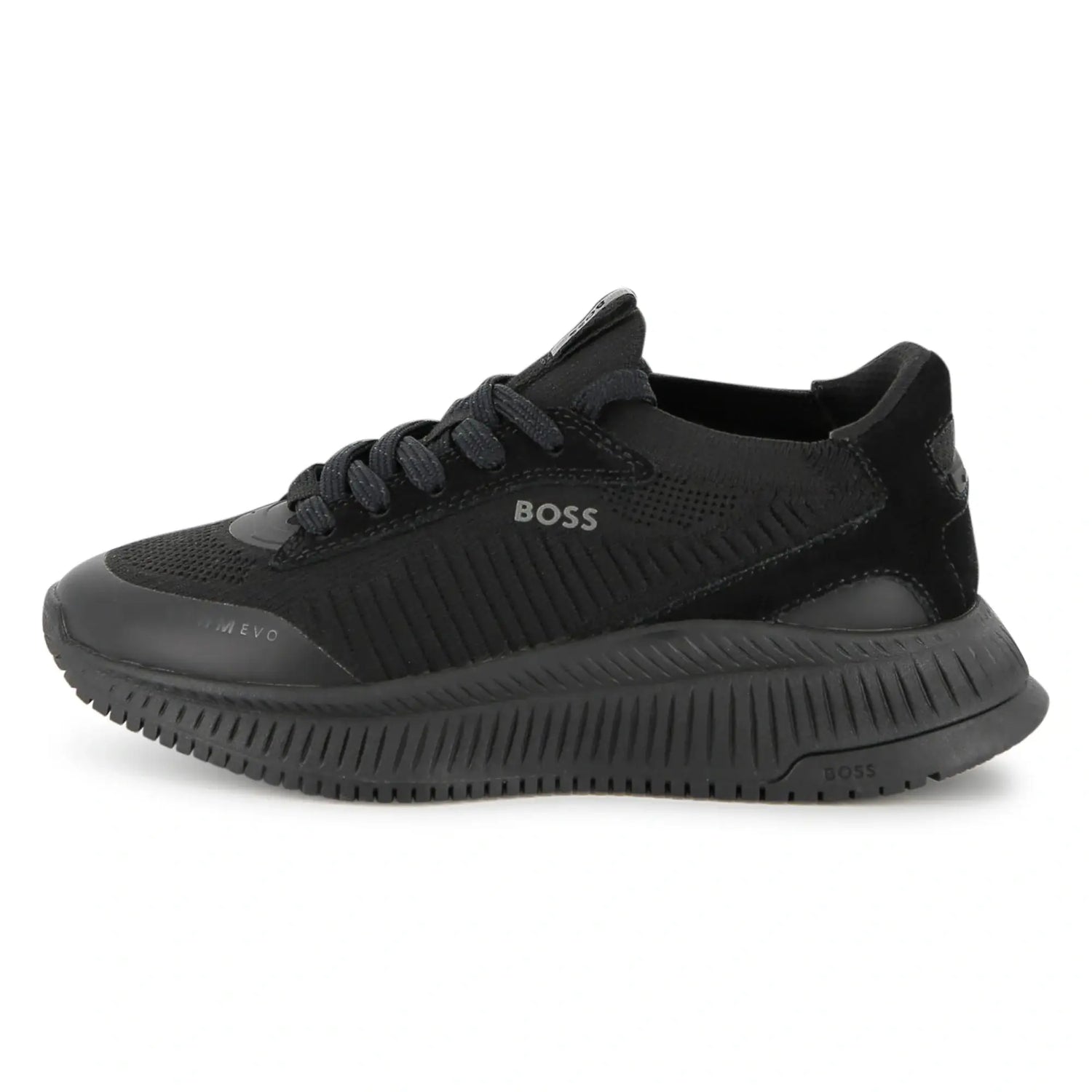 Hugo Fast Hugo Boss Black Suede Sock Sneakers – Laced Shoe Inc