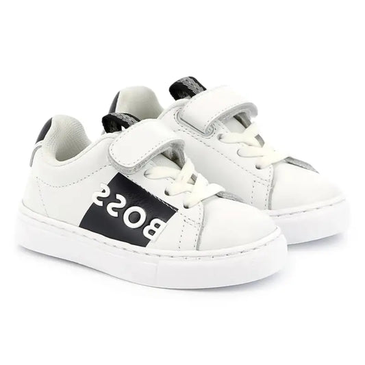 Hugo Boss White Navy Sneaker J52165 - BOYS