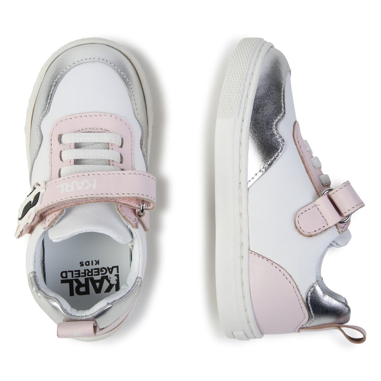 karl-lagerfeld-grey-sneaker-velcro-girls