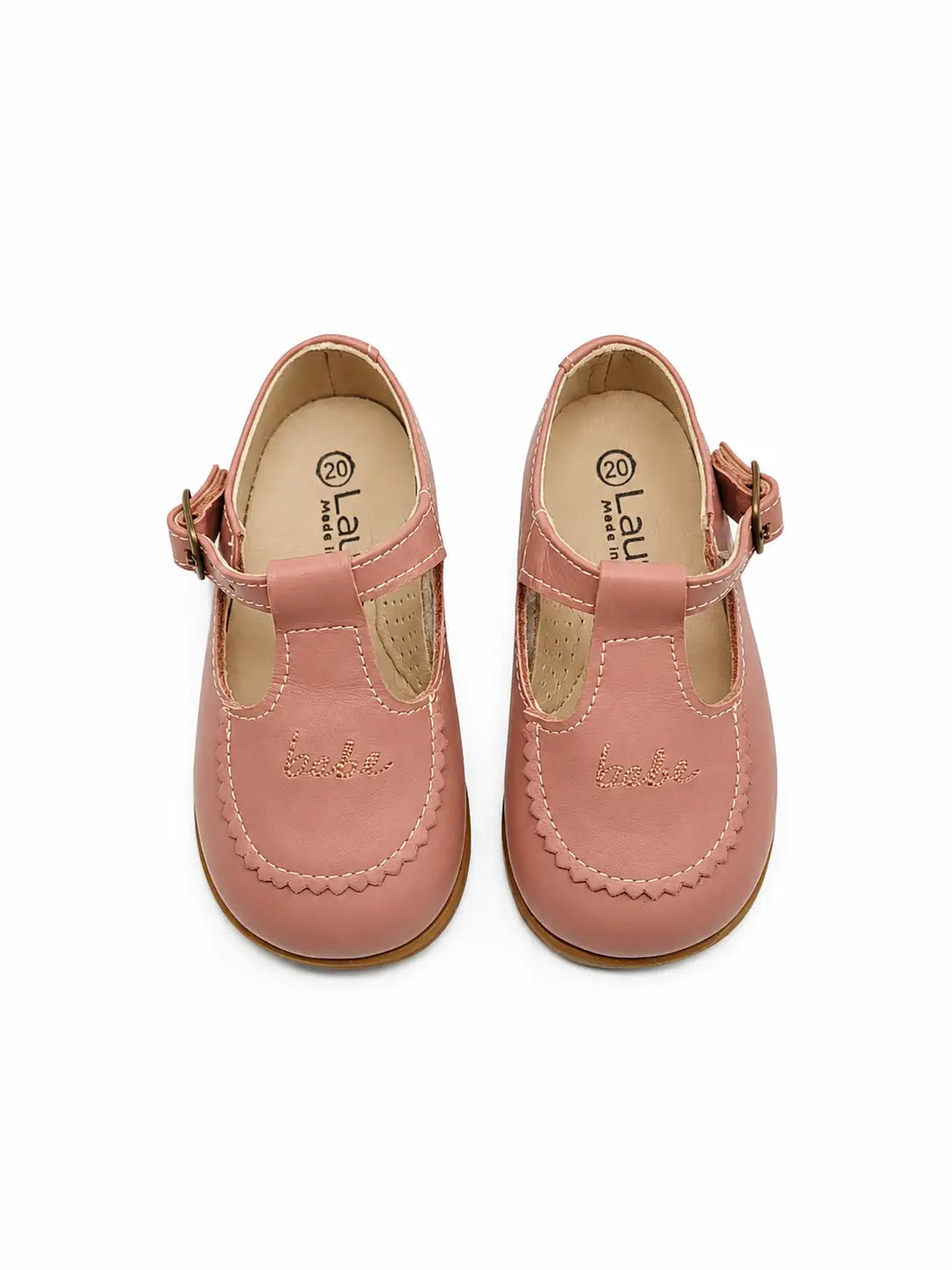 Lauve blush mauve bebe t-strap | kids shoes fast shipping