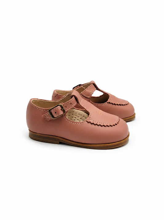 Lauve blush mauve bebe t-strap | kids shoes fast shipping