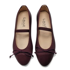 Lauve hanna royal maroon ballet flat - ballet flat