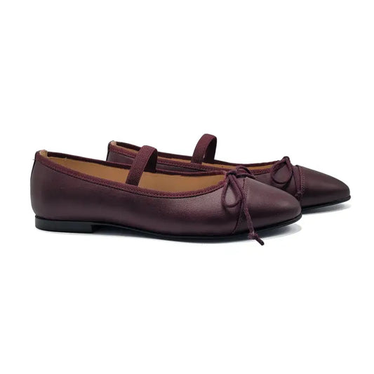 Lauve hanna royal maroon ballet flat - ballet flat