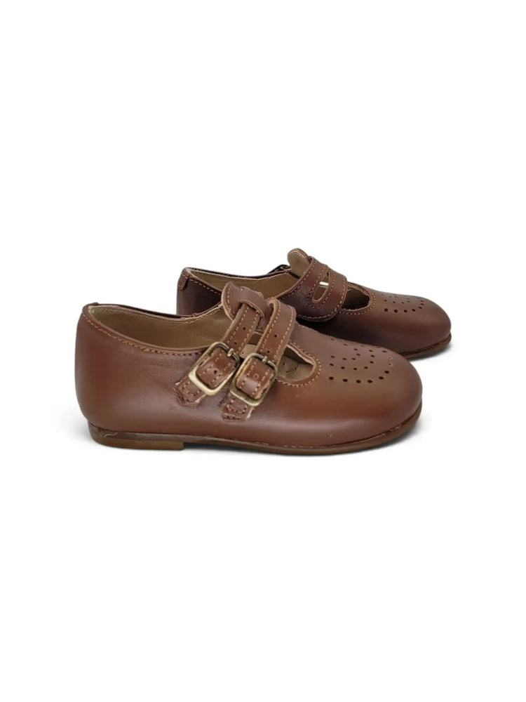Lauve isabella chocolate brown mary jane | kids shoes fast shipping