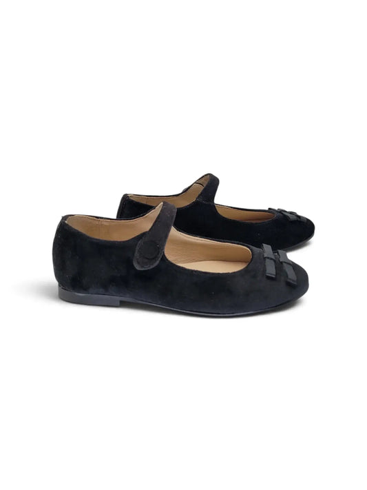 Lauve paris black velvet mary jane | kids shoes fast shipping