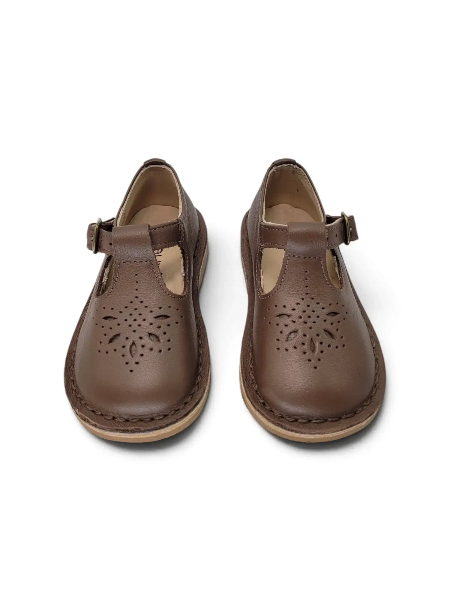 Lauve starly taupe t-strap first walker | kids shoes fast shipping