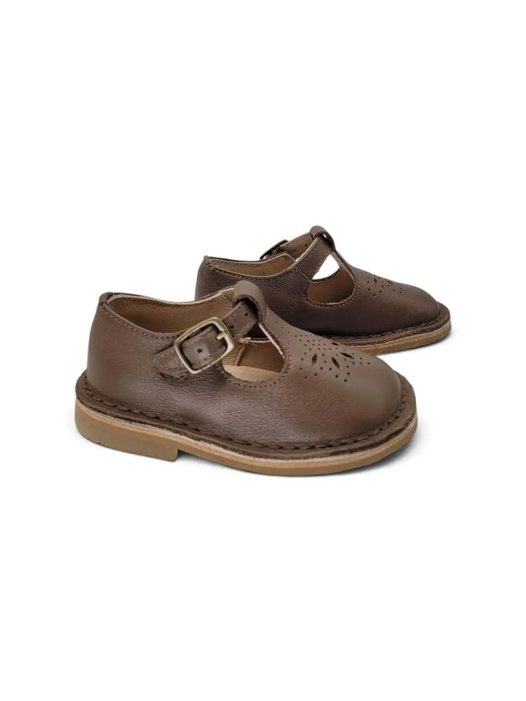 Lauve starly taupe t-strap first walker | kids shoes fast shipping