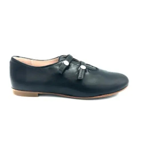 LMDI Black Double Strap Oxford 314 - GIRLS