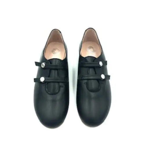 LMDI Black Double Strap Oxford 314 - GIRLS