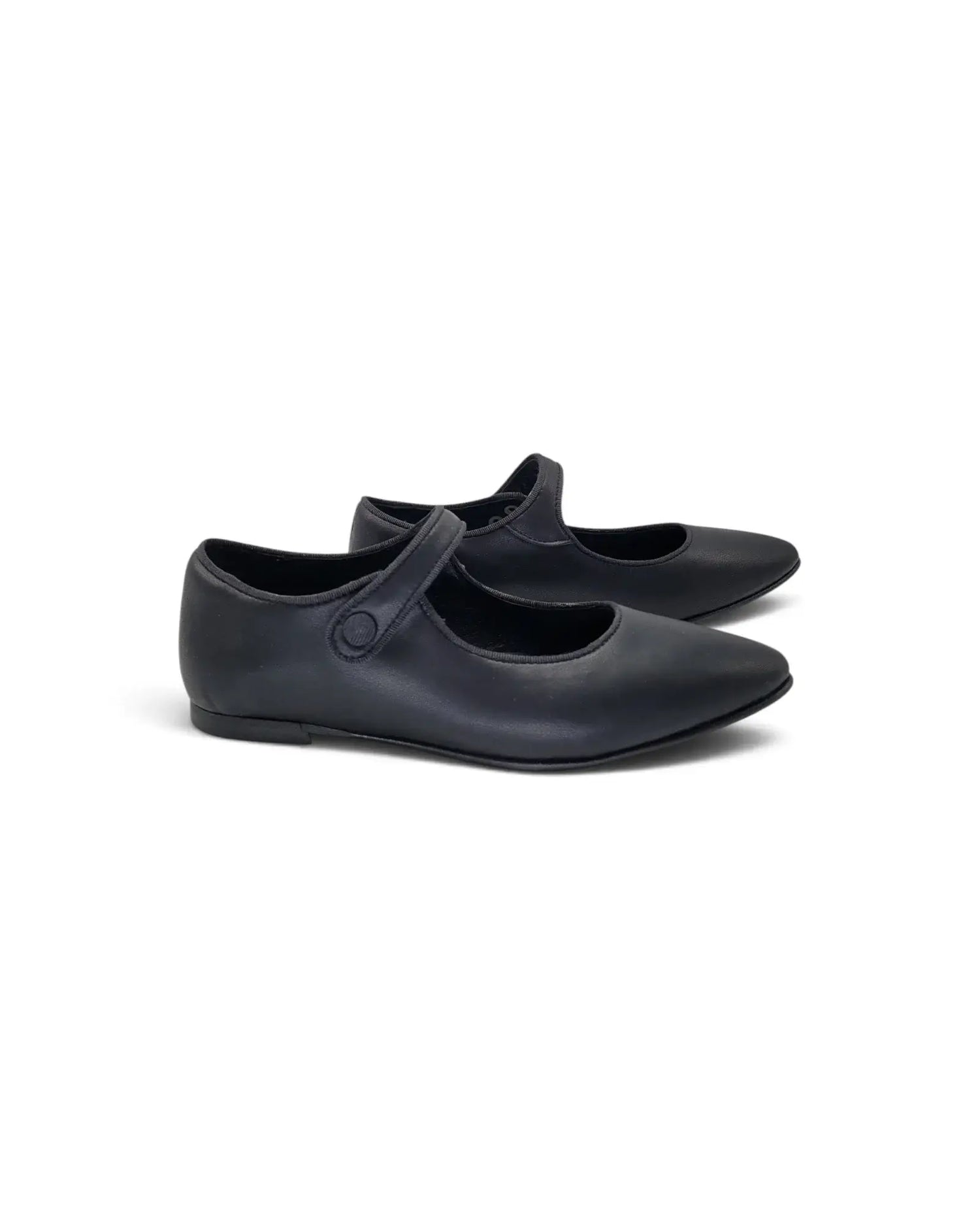 Lmdi black leather pointy mary jane 137018a | kids shoes fast shipping
