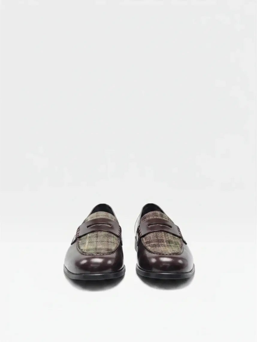 Lmdi covelo brown flannel chunky loafer | kids shoes fast shipping