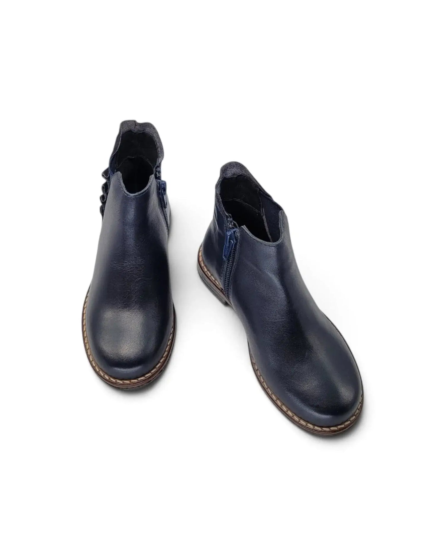 Lmdi deep navy ruffle chelsea boot | kids 1917 fast shipping