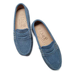 LMDI Denim Leather Penny Loafer SS2410 - BOYS