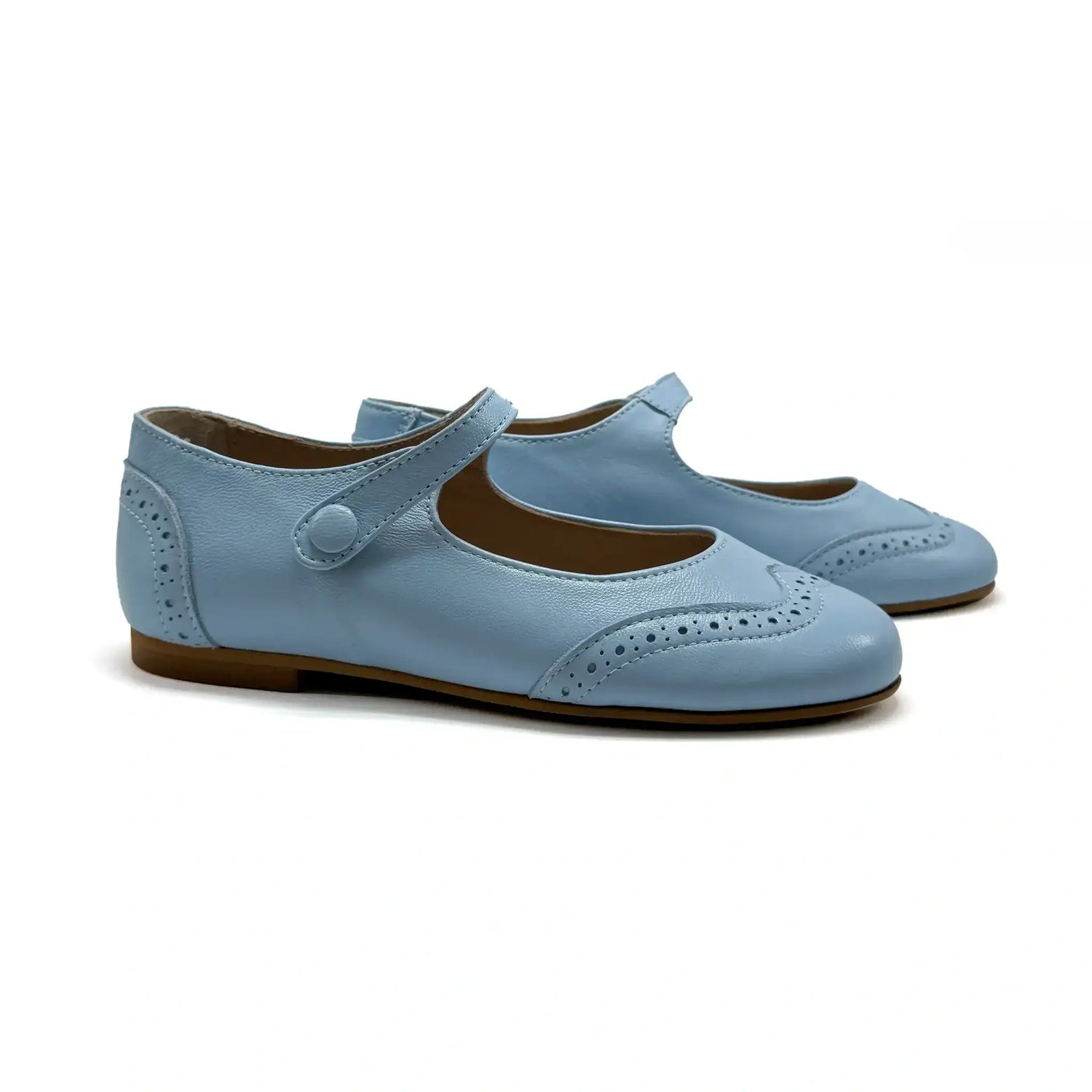 Lmdi doll ice blue wingtip mary jane shoes fast shipping