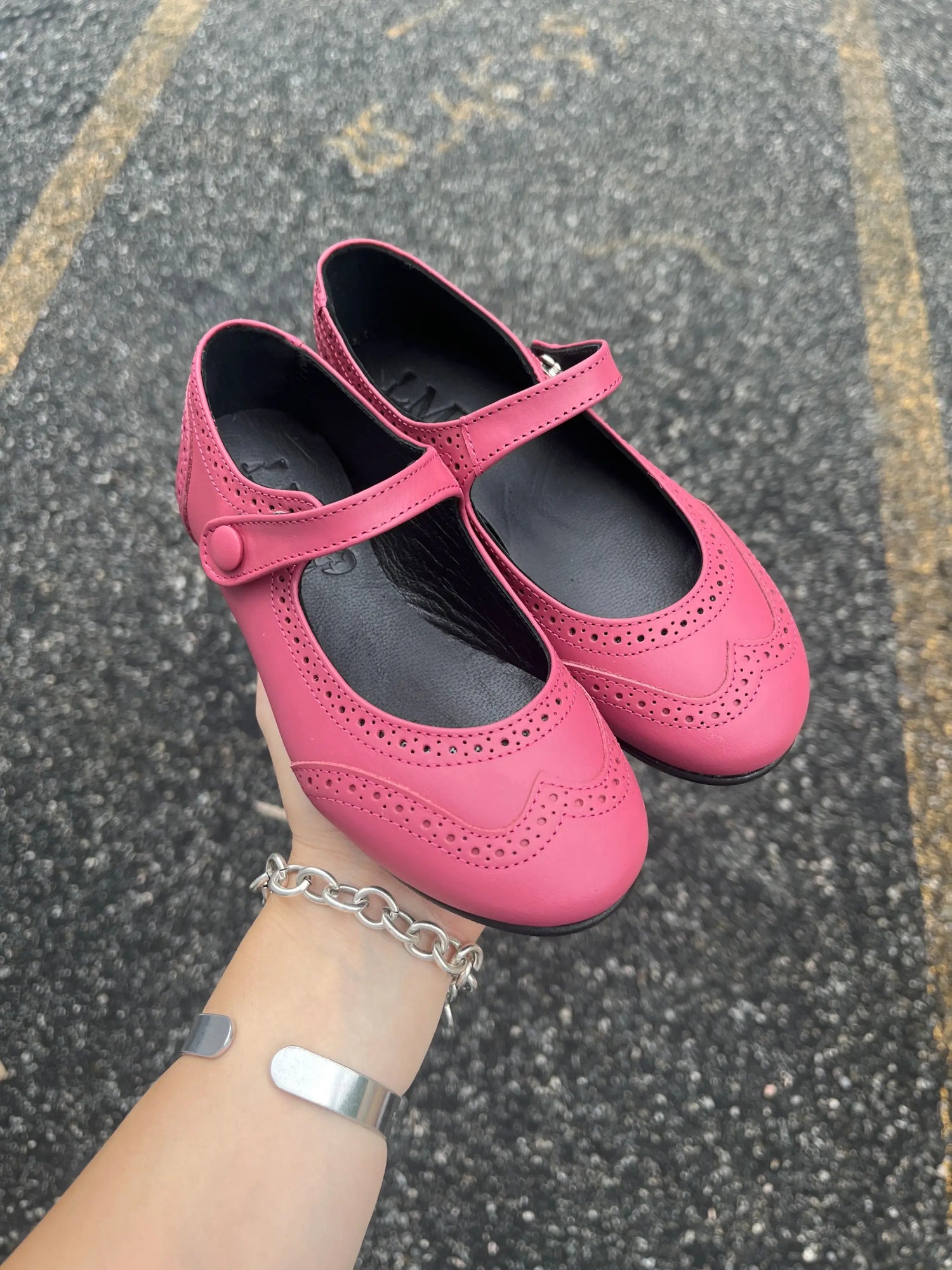 Lmdi doll deep rose wingtip mary jane | kids shoes fast shipping