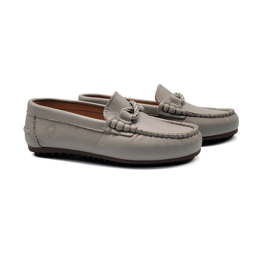 light grey loafer