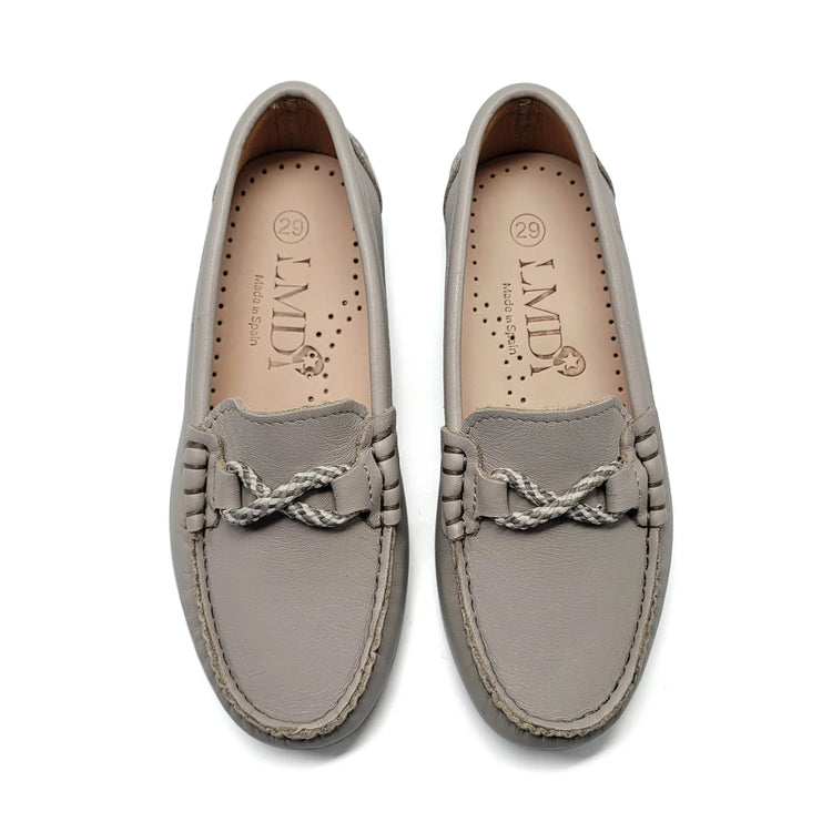 grey summer penny loafer