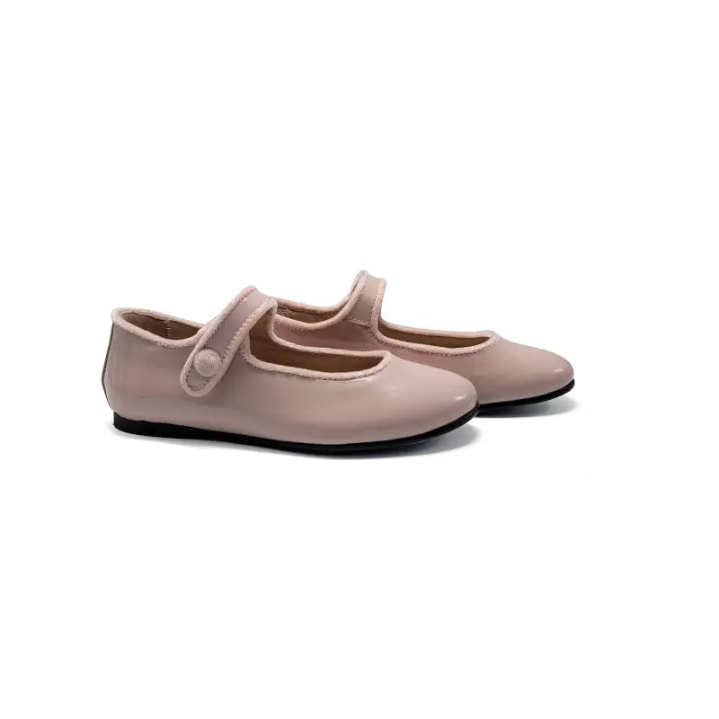Lmdi iria blush patent velvet piping mary jane - mary jane
