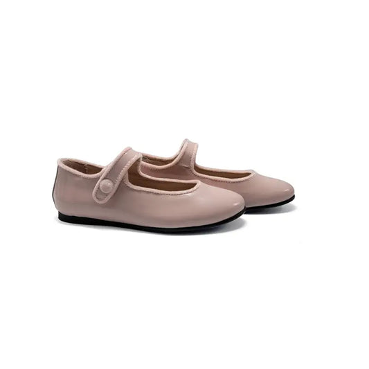 Lmdi iria blush patent velvet piping mary jane - mary jane