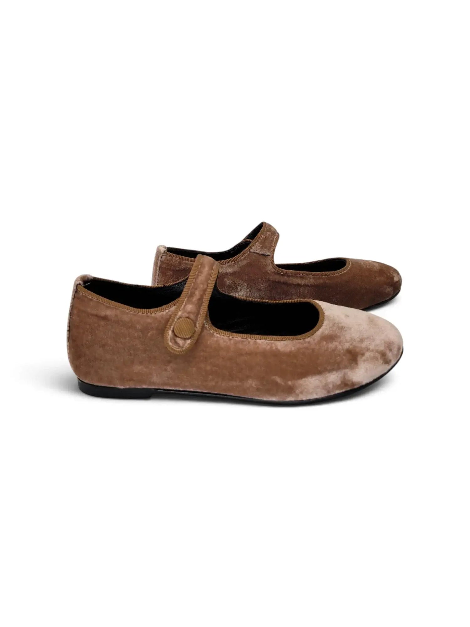 Lmdi iria creamy rustic brown velvet mary jane | kids fast shipping
