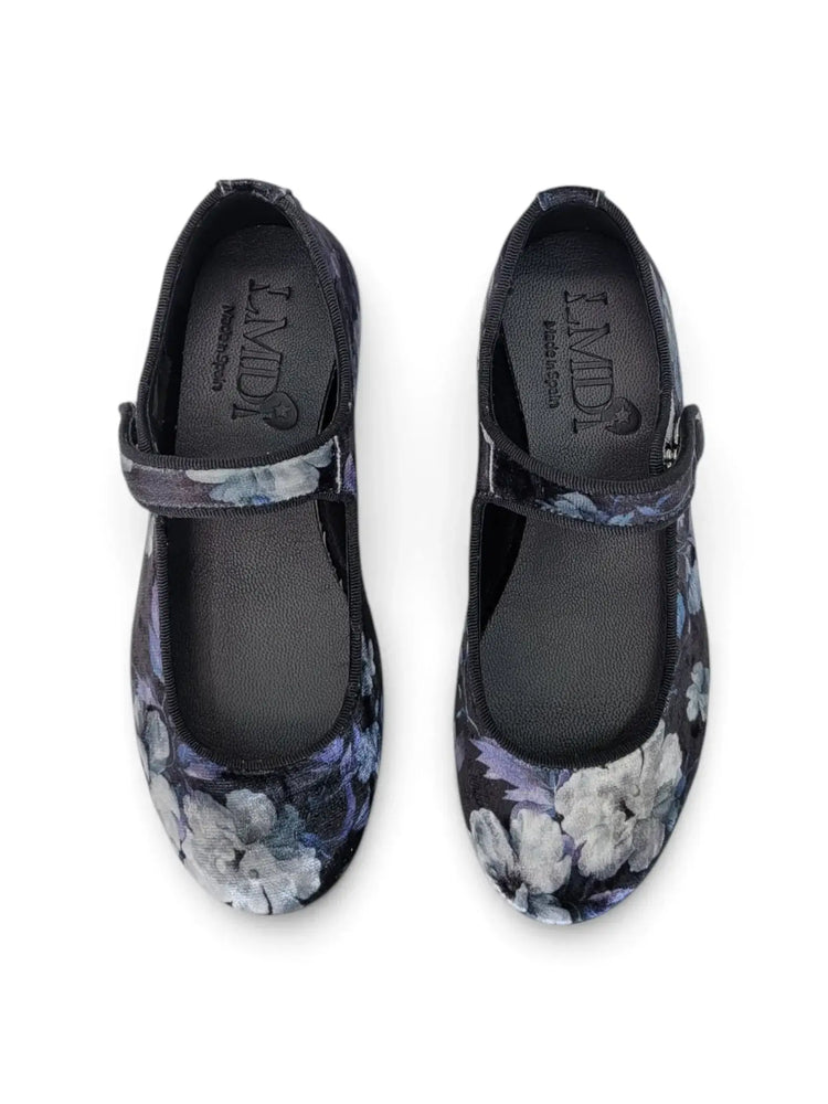 Lmdi iria floral velvet mary jane | kids shoes fast shipping