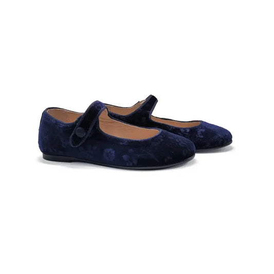 Lmdi iria navy butterflies velvet mary jane - mary jane