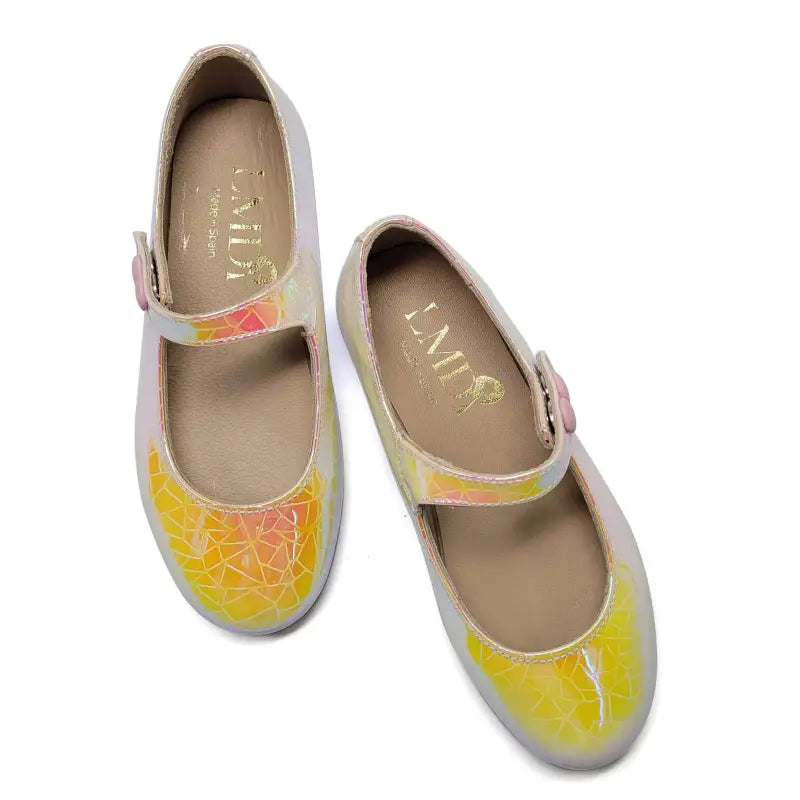 LMDI Iria Rainbow Iridescent Mary Jane - GIRLS