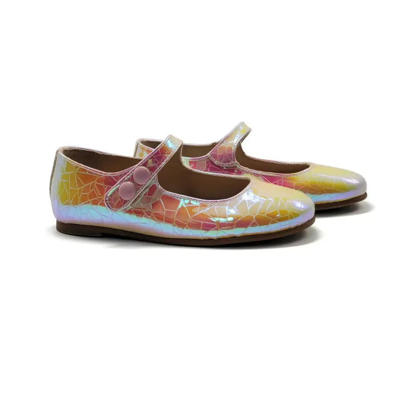 LMDI Iria Rainbow Iridescent Mary Jane - GIRLS