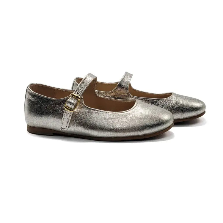 LMDI Iria Silver Metallic Mary Jane - GIRLS