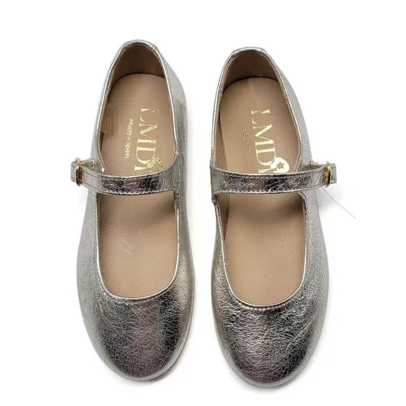 LMDI Iria Silver Metallic Mary Jane - GIRLS