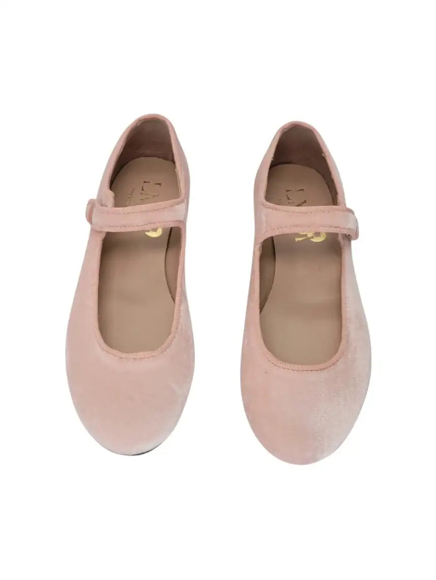 Lmdi iria soft pink velvet mary jane | kids shoes fast shipping