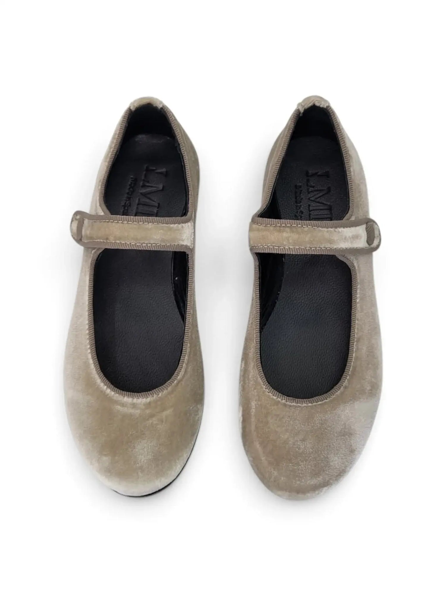 Lmdi iria taupe velvet mary jane | kids shoes fast shipping