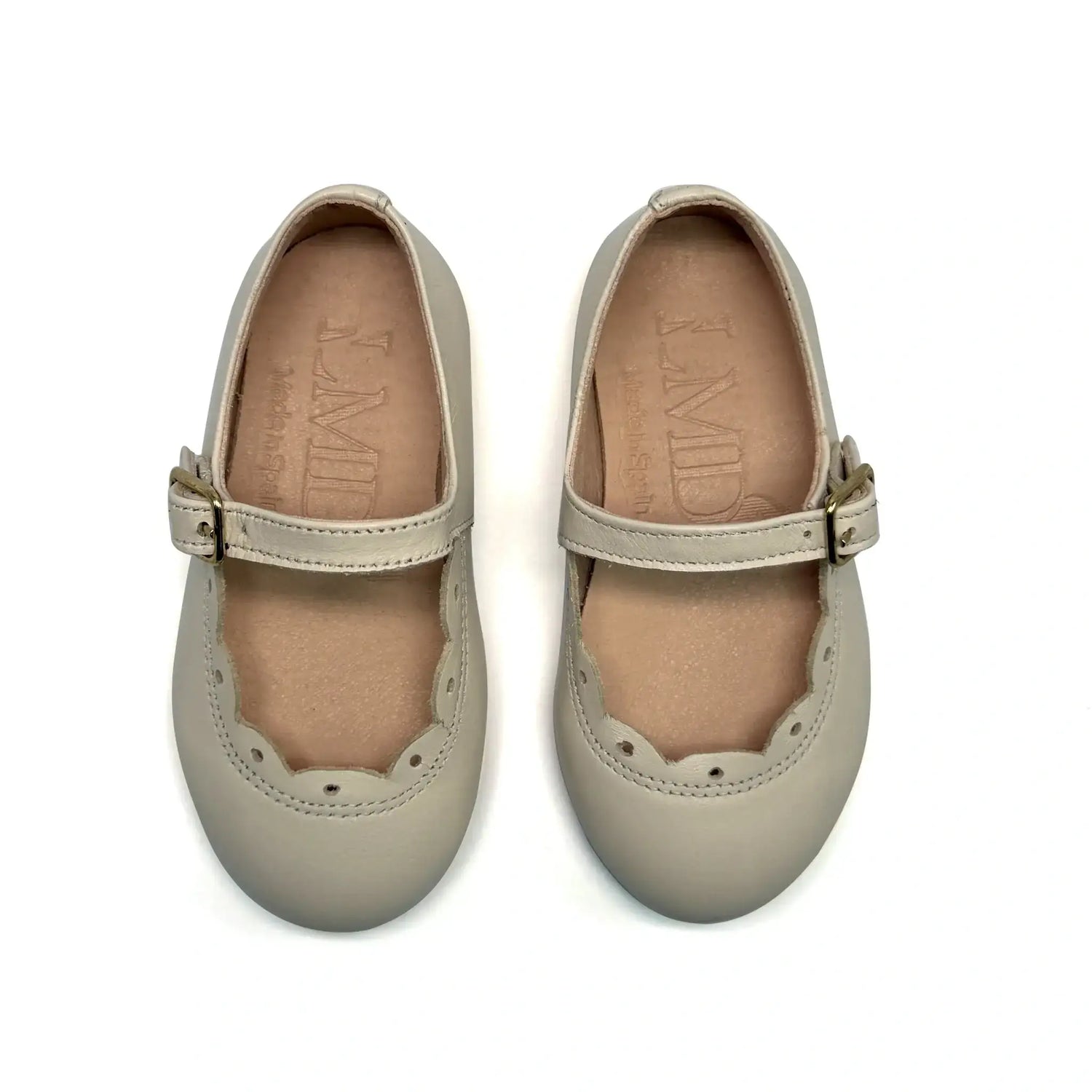 Lmdi ivory mary jane leather shoes fast shipping