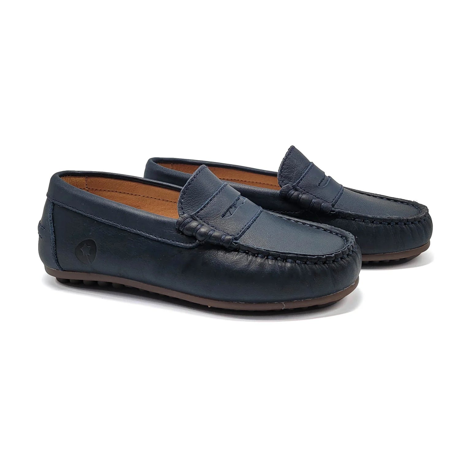 navy blue loafer