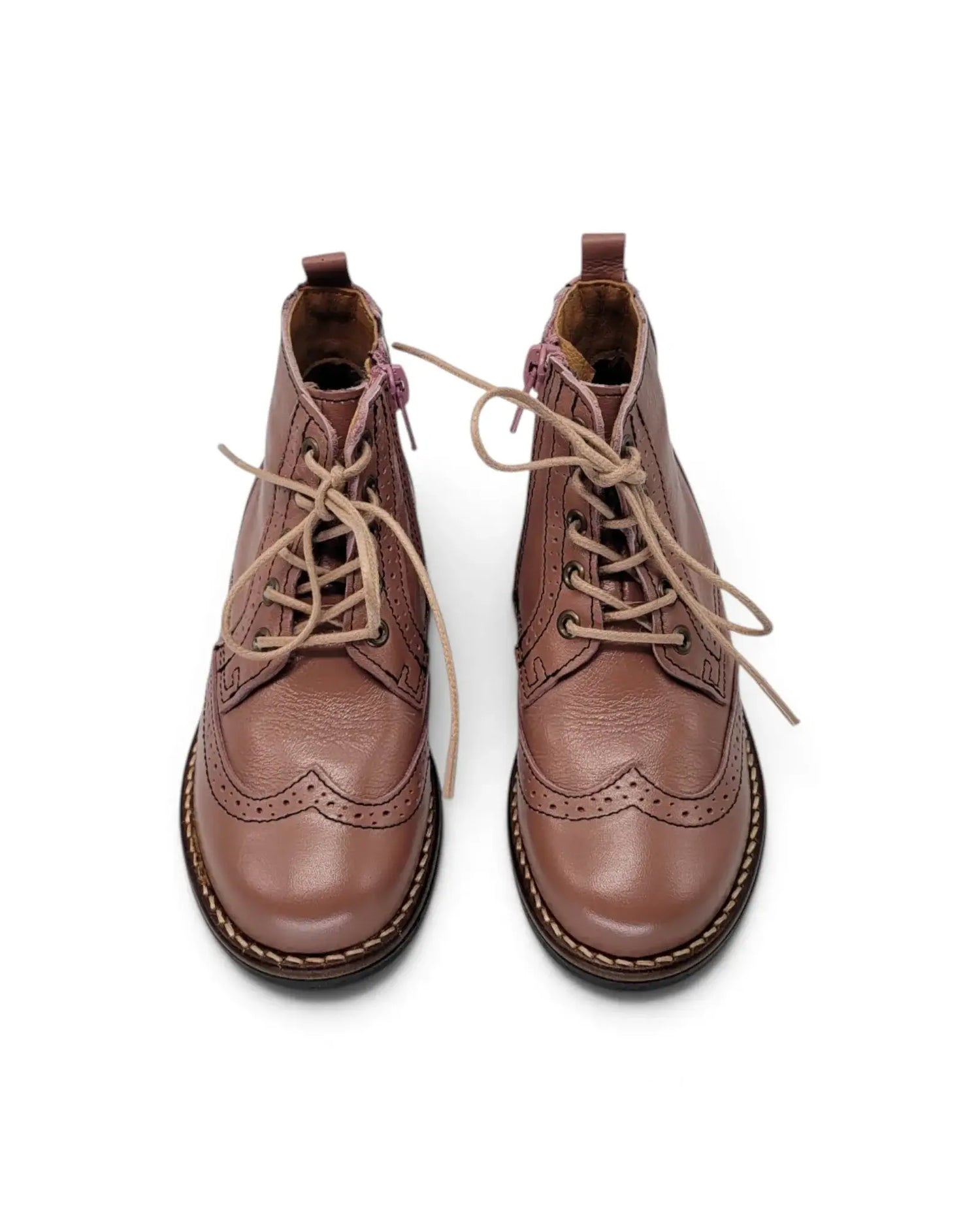 Lmdi meadow mauve lace-up bootie | kids 202 fast shipping