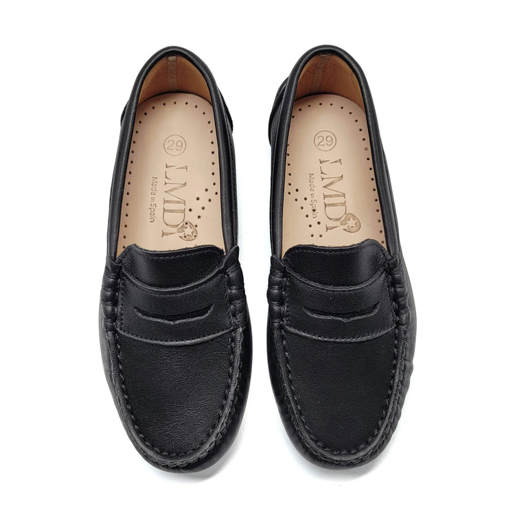 church shoe black soft loafer