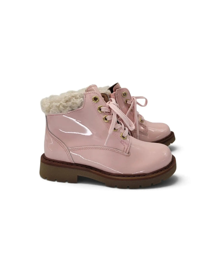 Lmdi pink dawn lace-up bootie | kids shoes fast shipping