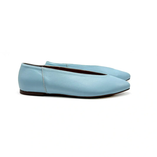 Lmdi sanxenxo ice blue ballet flats spain made fast shipping