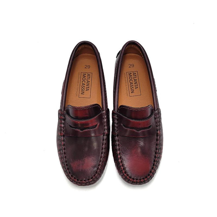 atlanta-mocassin-loafer-penny-girls-burgundy