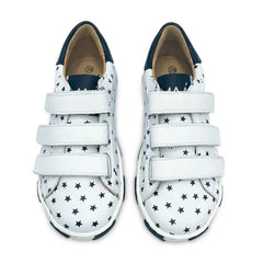 Maa by manuela de juan star black white magic velcro sneaker c364 - boys