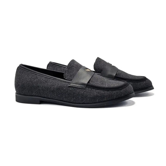 Mamelina-8597- - grey wool - slip on dress